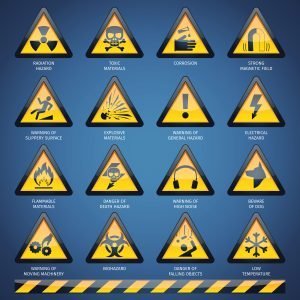 Hazard Signs Set-ecms